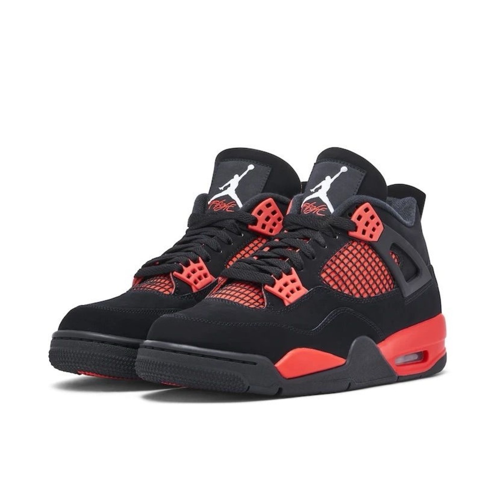 Jordan 4s “Red Thunder” fairly new barely worn REAL AUTHENTIC 7Y- 8.5W- 7M